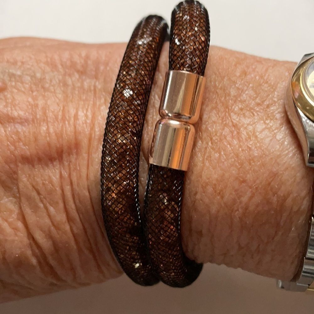 MESH MAGNETIC BRACELET/NECKLACE - Picture 3 of 4